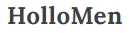 HolloMen